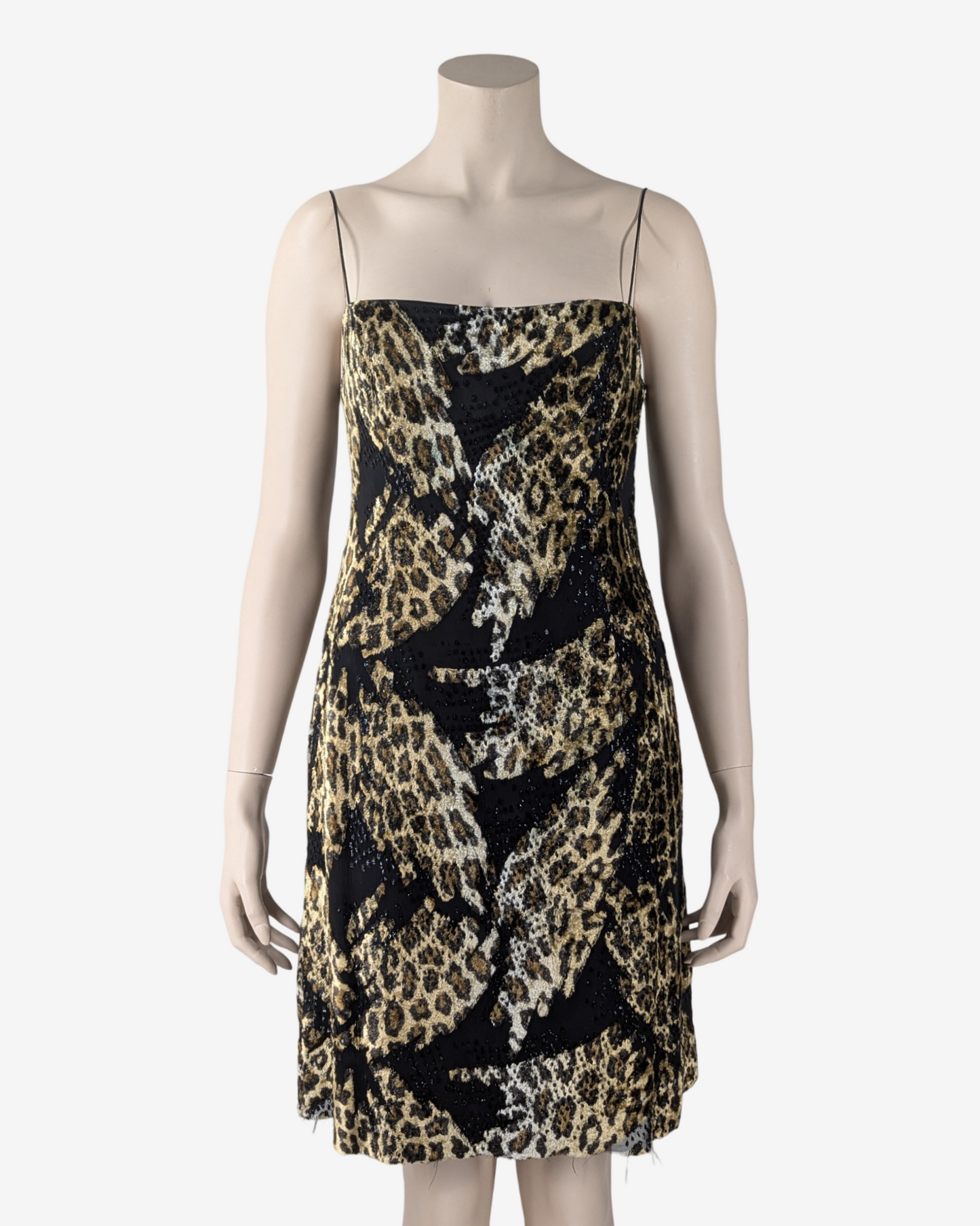 Escada Couture Dévoré Cheetah Mini Dress