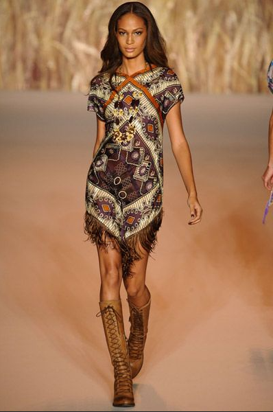 Anna Sui S/S 2011 Hippie Fringes Dress