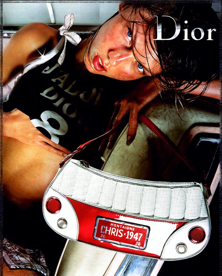 Christian Dior Collection 2001 Cherry and White Cadillac Bag