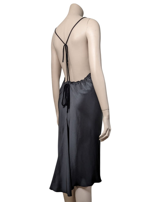 Armani Backless Satin Dress