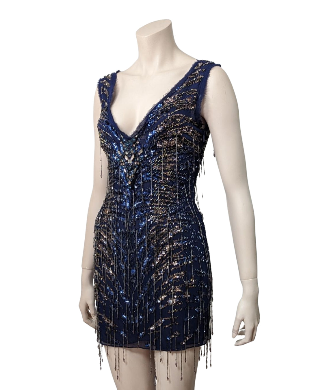 Beaded Mini Dress Roberto Cavalli at SoirVintage