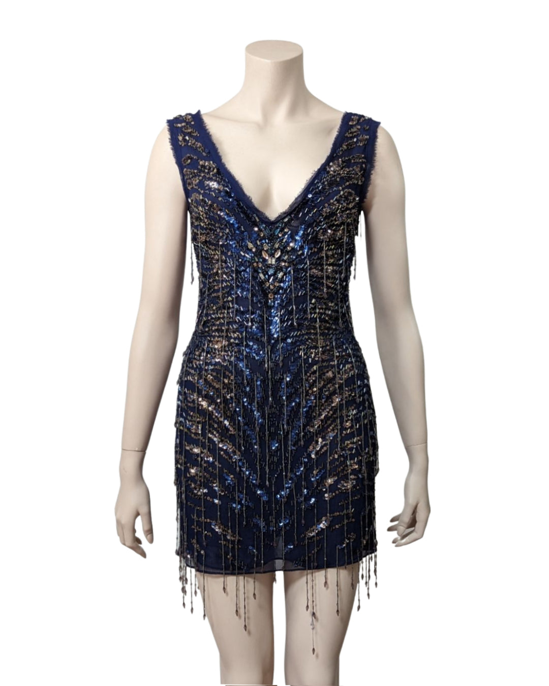 Roberto Cavalli F/W2002 Beaded Mini Dress