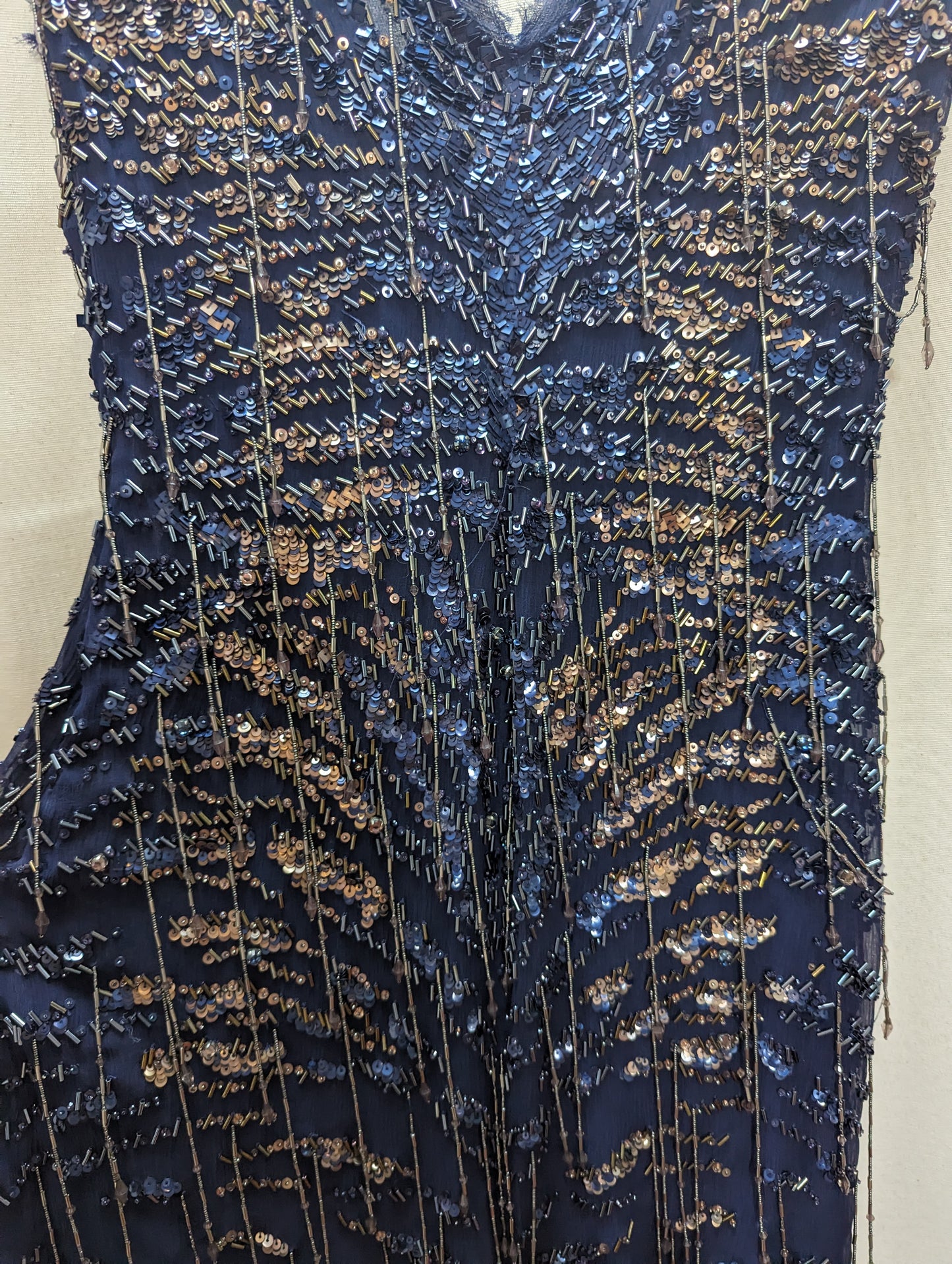 Roberto Cavalli F/W2002 Beaded Mini Dress