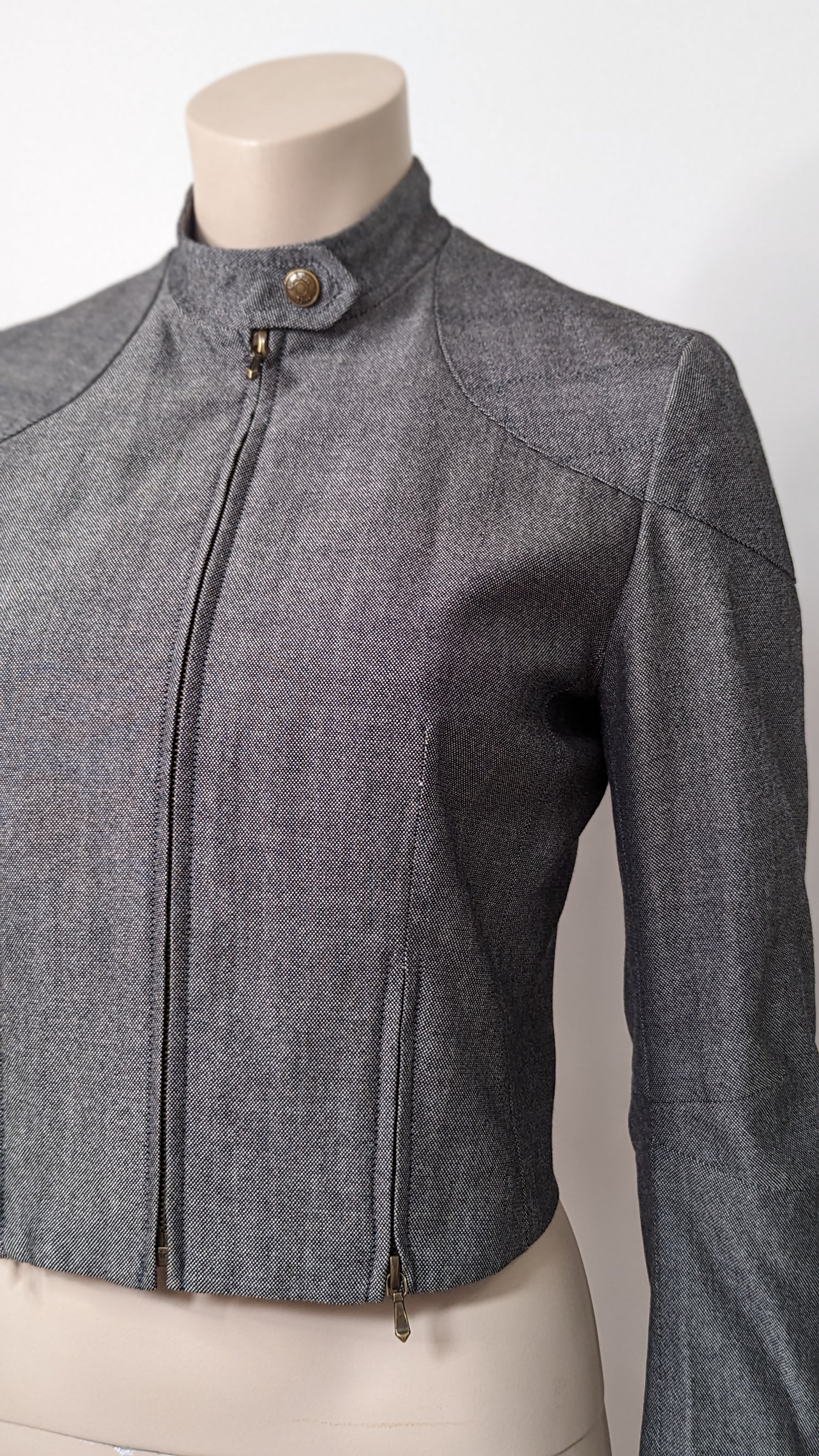 Christian Dior Zip-up Biker Jacket at Soirvintage