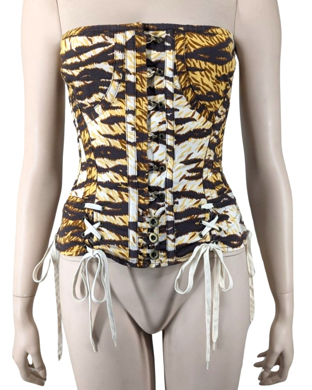 D&G by Dolce & Gabbana Animal Print Bustier