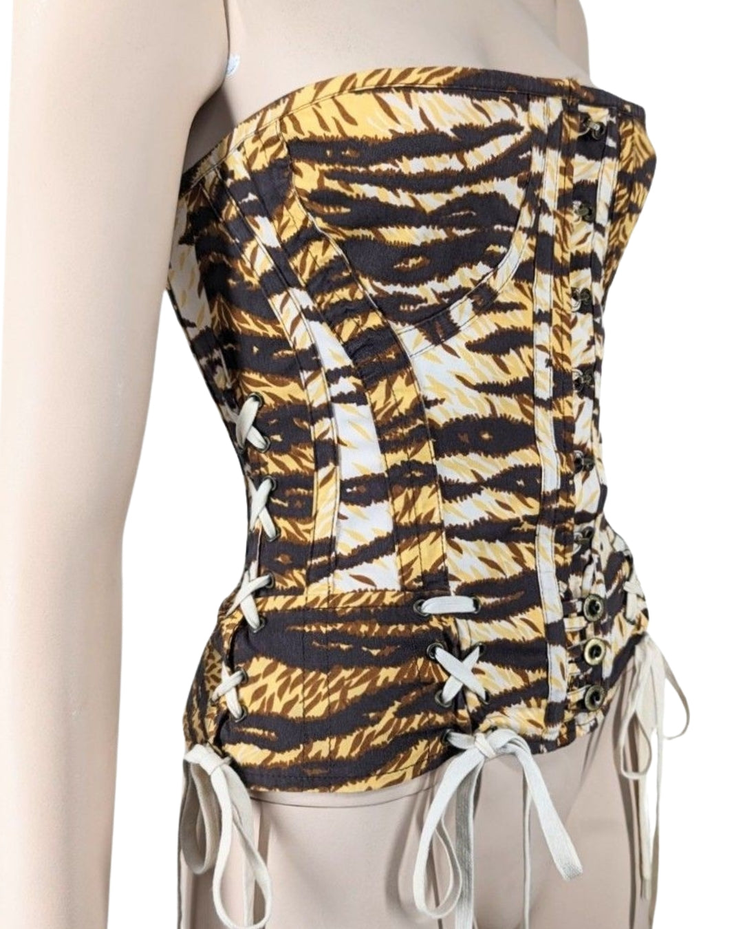 D&G by Dolce & Gabbana Animal Print Bustier