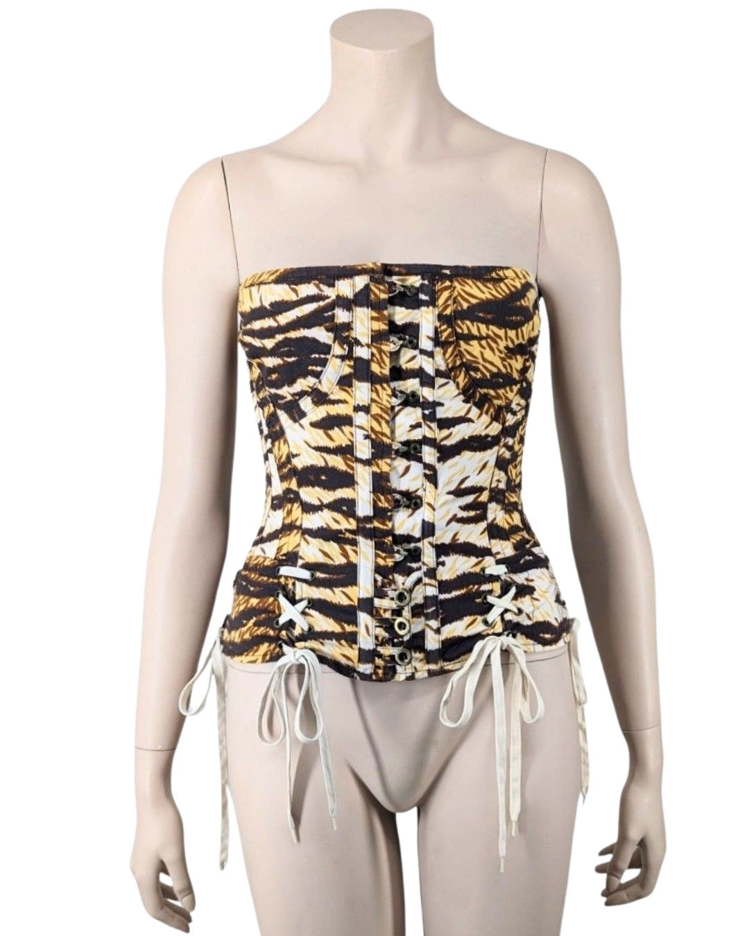 D&G by Dolce & Gabbana Animal Print Bustier