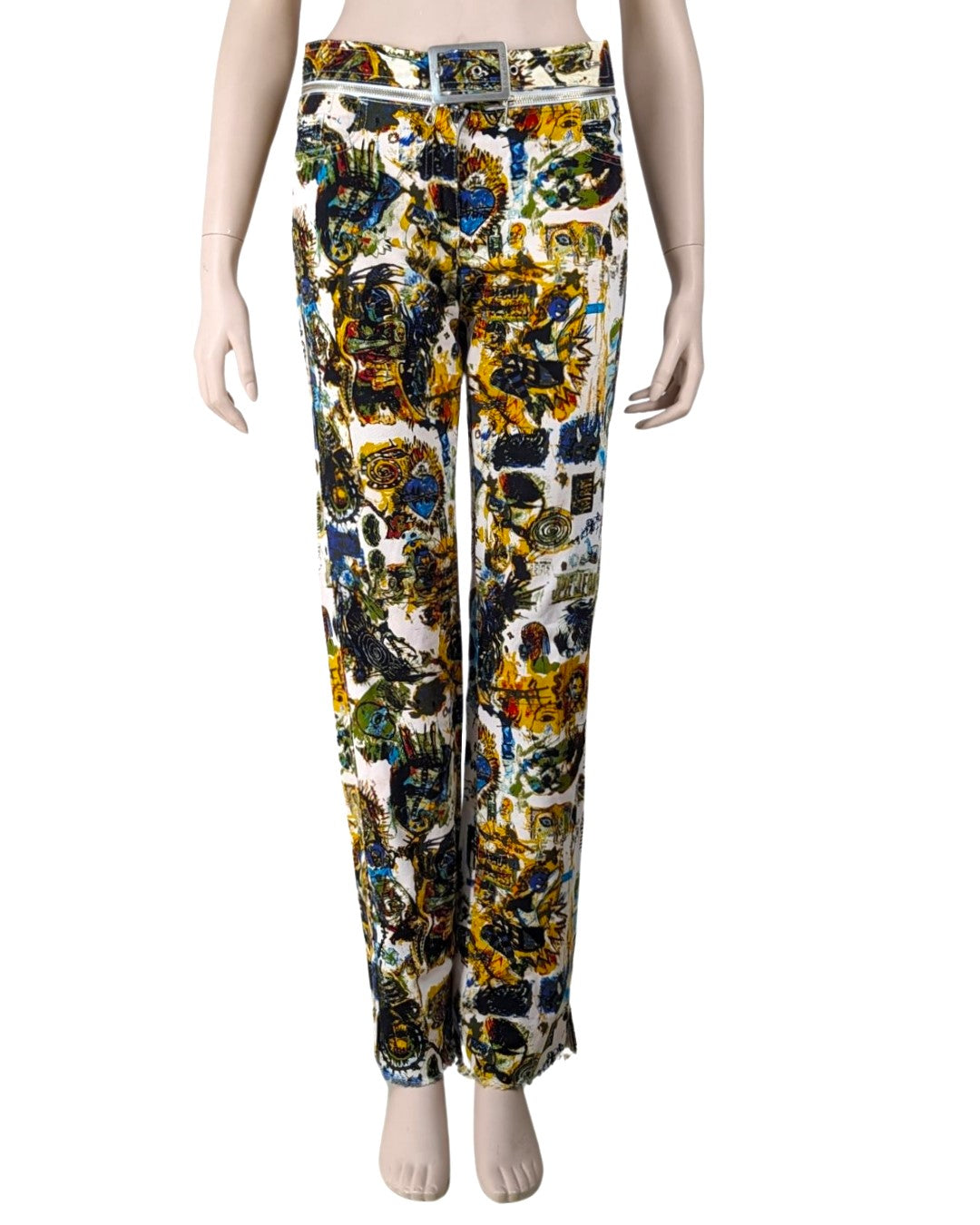 Jean Paul Gaultier Basquiat Print Jeans at SoirVintage – SOIR