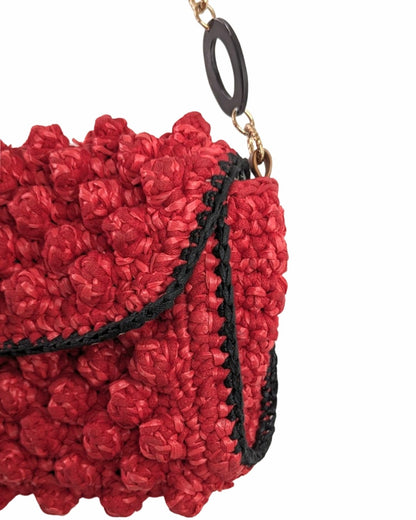 Missoni Red Cherry Knitted Bag at SoiVintage