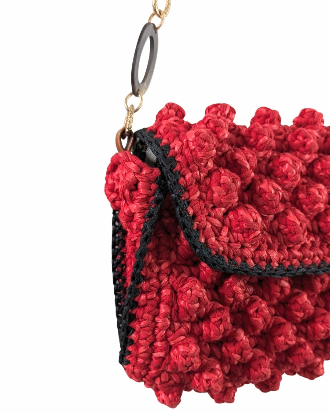 Missoni Red Cherry Knitted Bag at SoiVintage