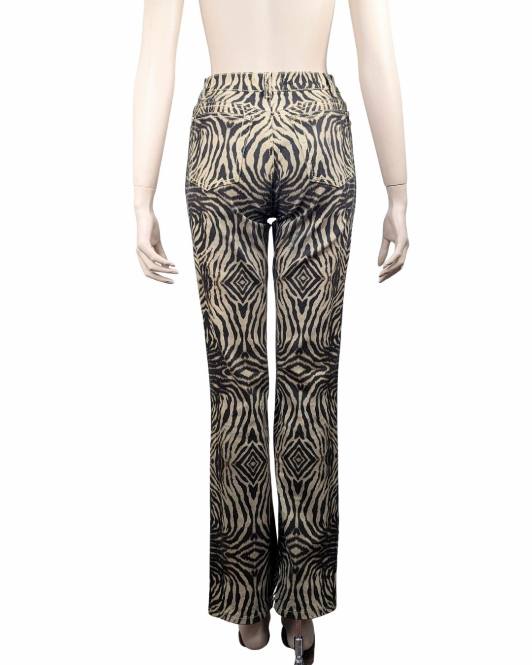 Roberto Cavalli Animal Print Jeans