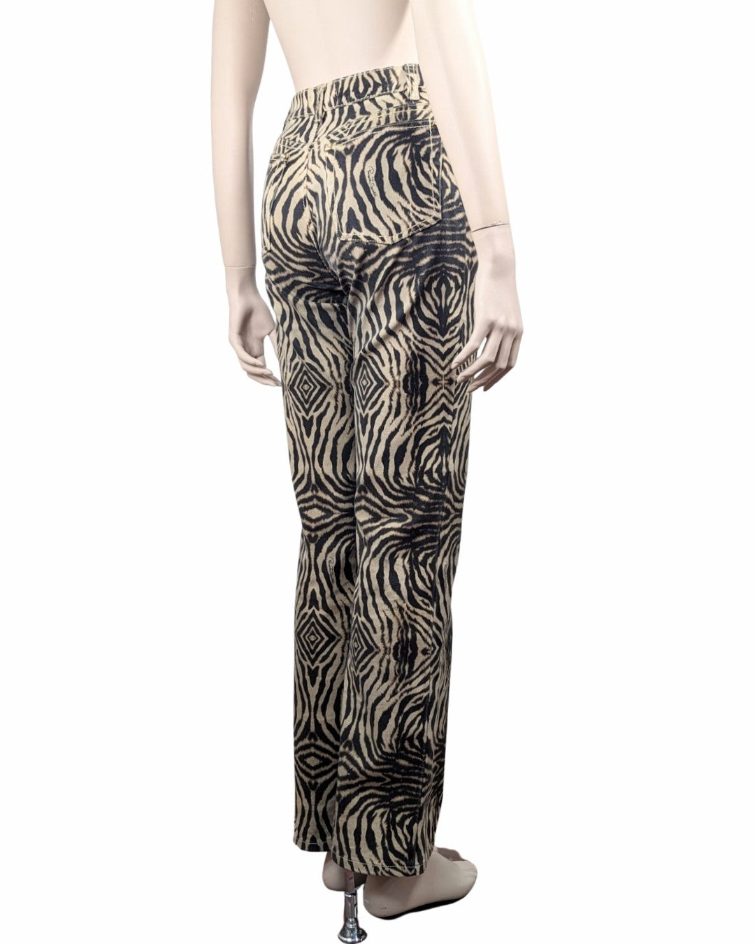 Roberto Cavalli Animal Print Jeans