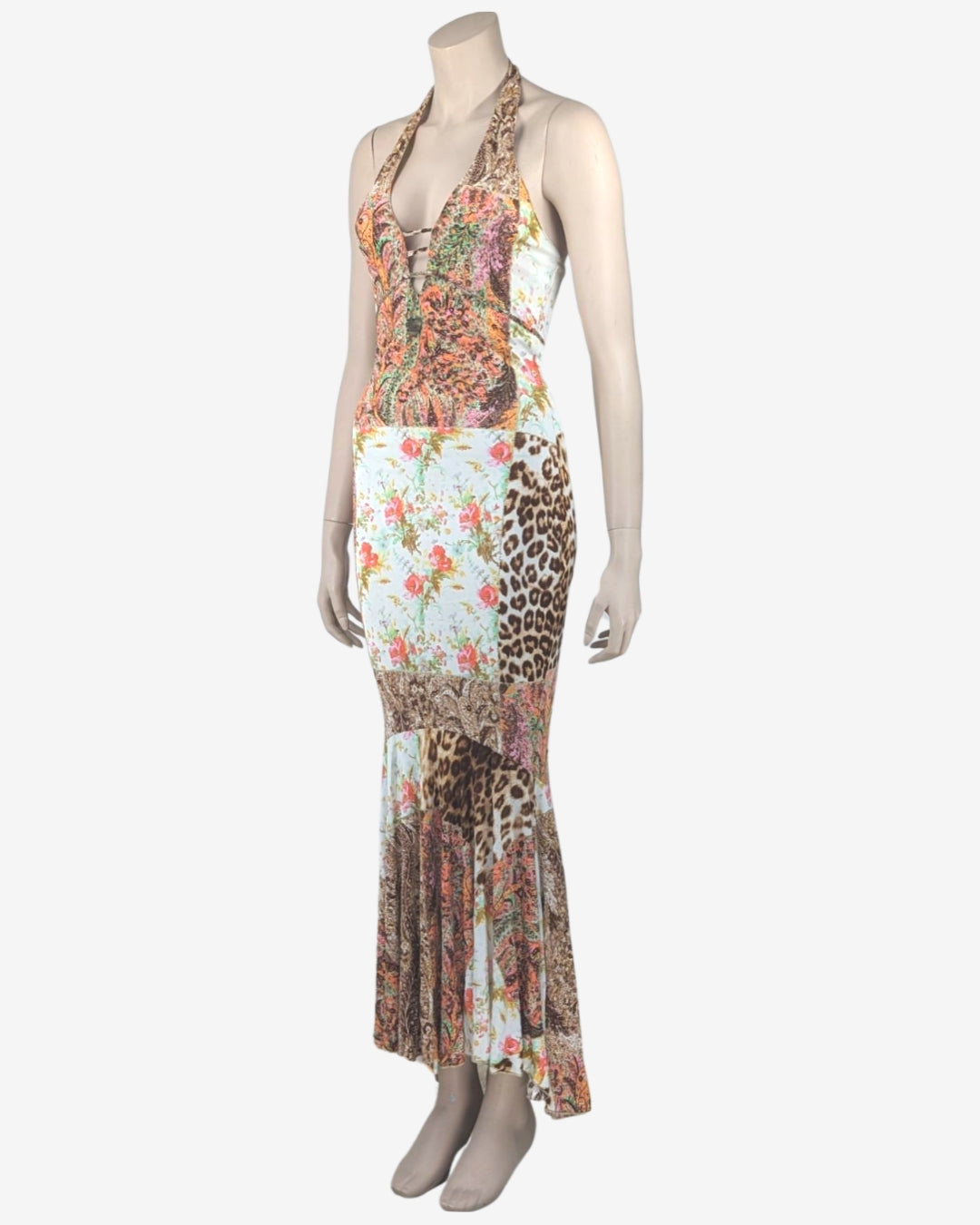 Roberto Cavalli Patchwork dress soirvintage