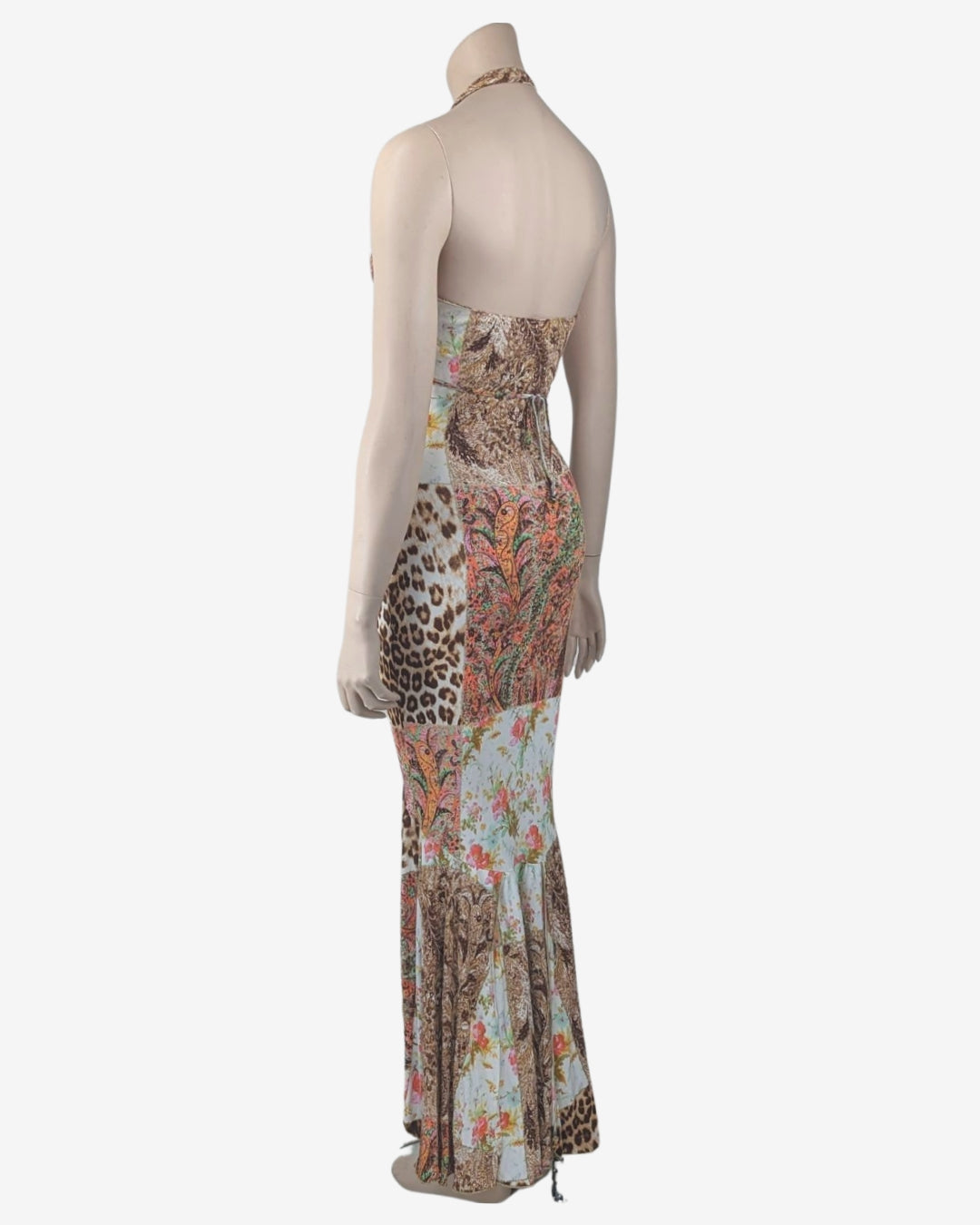 Roberto Cavalli Patchwork dress soirvintage