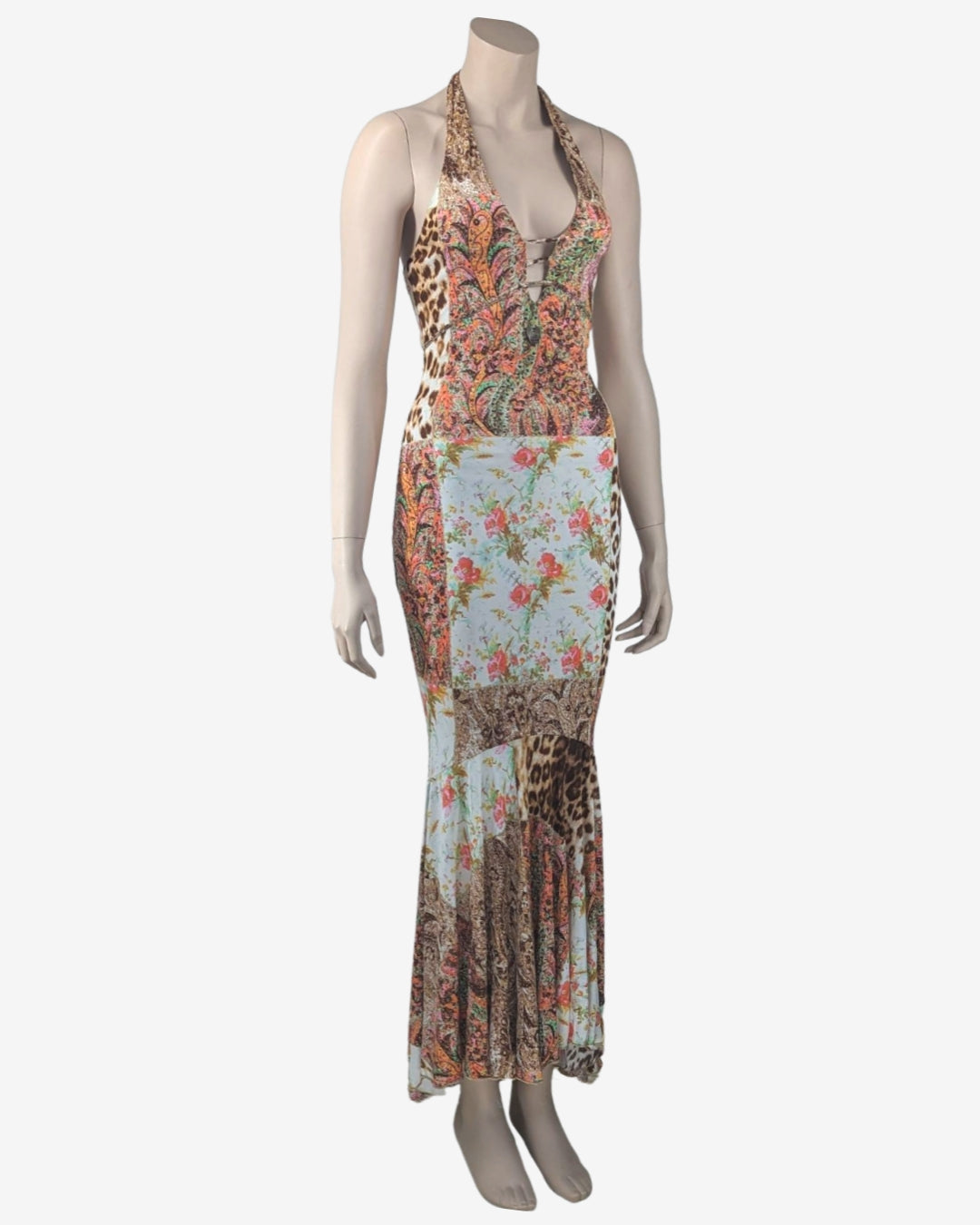 Roberto Cavalli Patchwork dress soirvintage