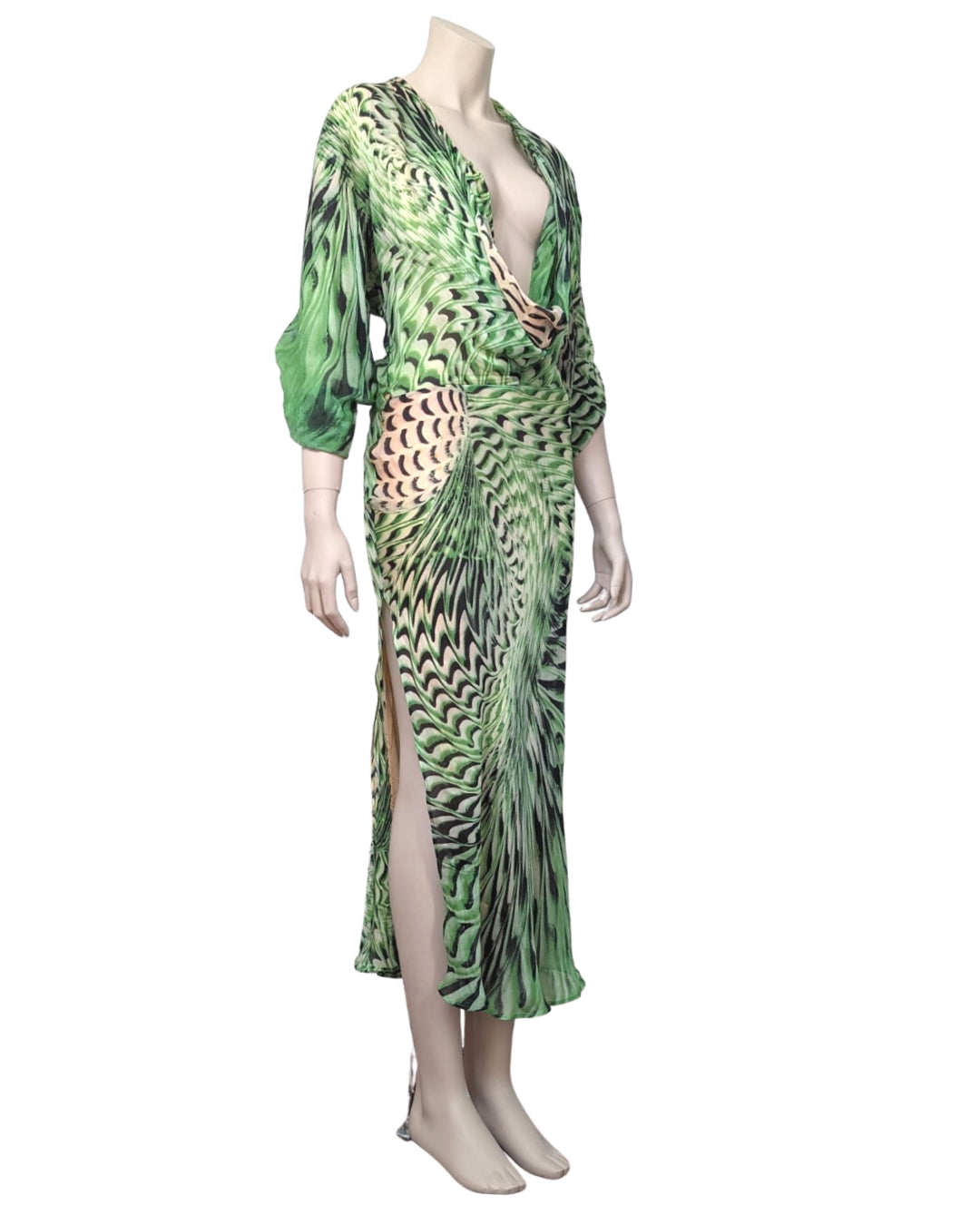 Roberto Cavalli S/S 2001 Runway Silk Dress at SoirVintage