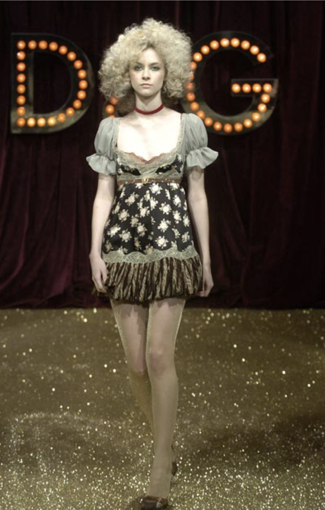 D&G by Dolce Gabbana F/W 2005 Runway Mini Dress