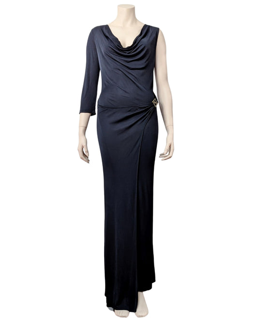 Versace Jeans Couture Asymmetric Maxi Dress at SoirVintage