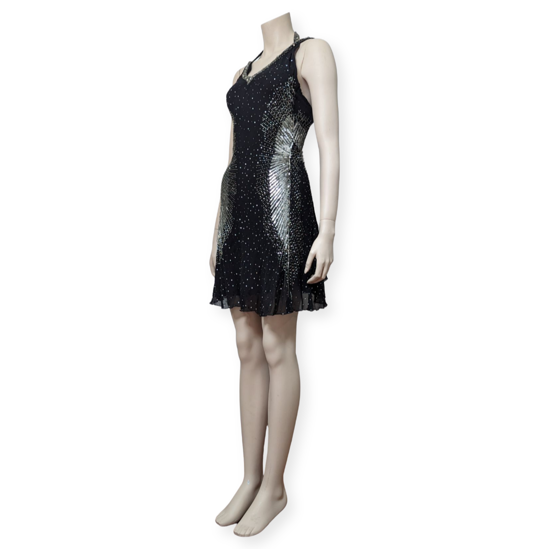 Just Cavalli Sequin-embellished Mini Dress at SoirVintage