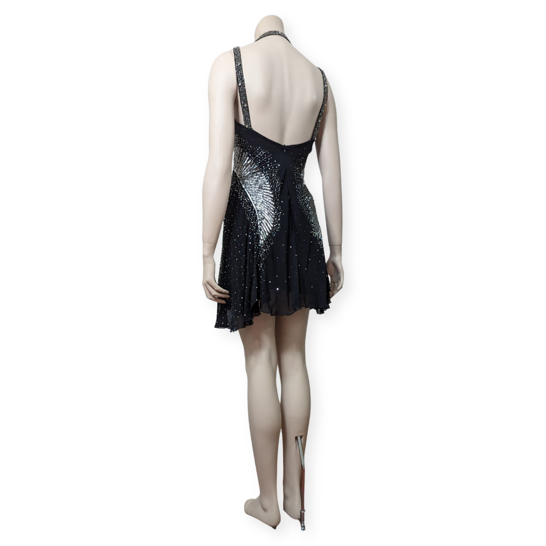 Just Cavalli Sequin-embellished Mini Dress at SoirVintage