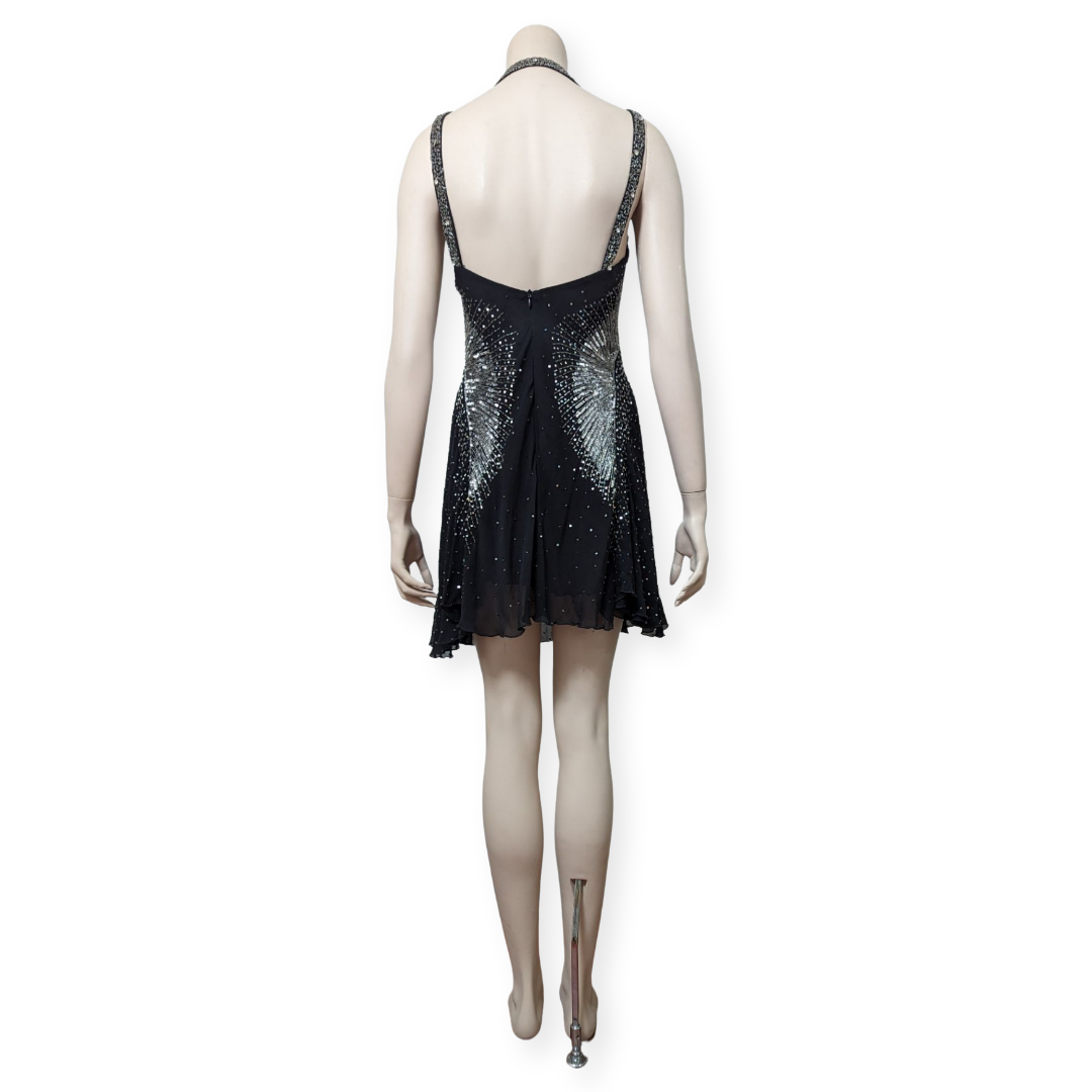 Just Cavalli Sequin-embellished Mini Dress at SoirVintage