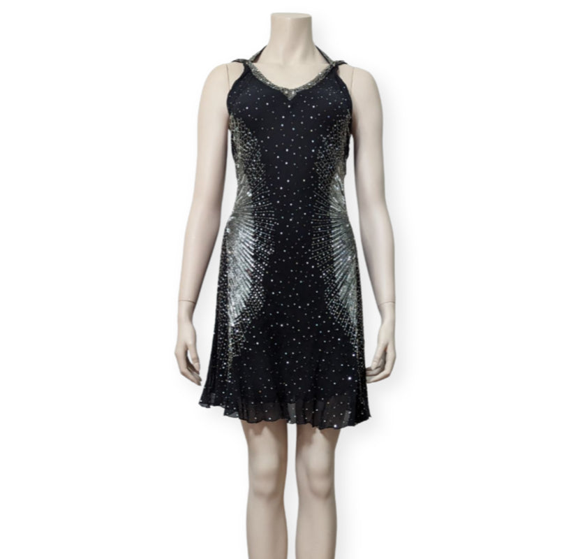 Just Cavalli Sequin-embellished Mini Dress at SoirVintage