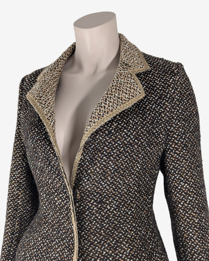 Prada F/W 2000 Tweed Woolen Suit Skirt