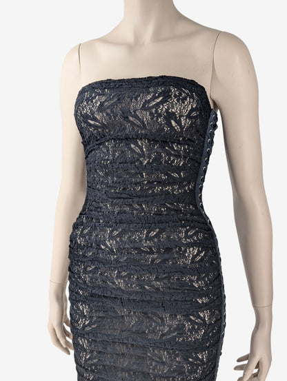 D&G Dolce and Gabbana S/S 2007 Laces Bustier Sheer Dress