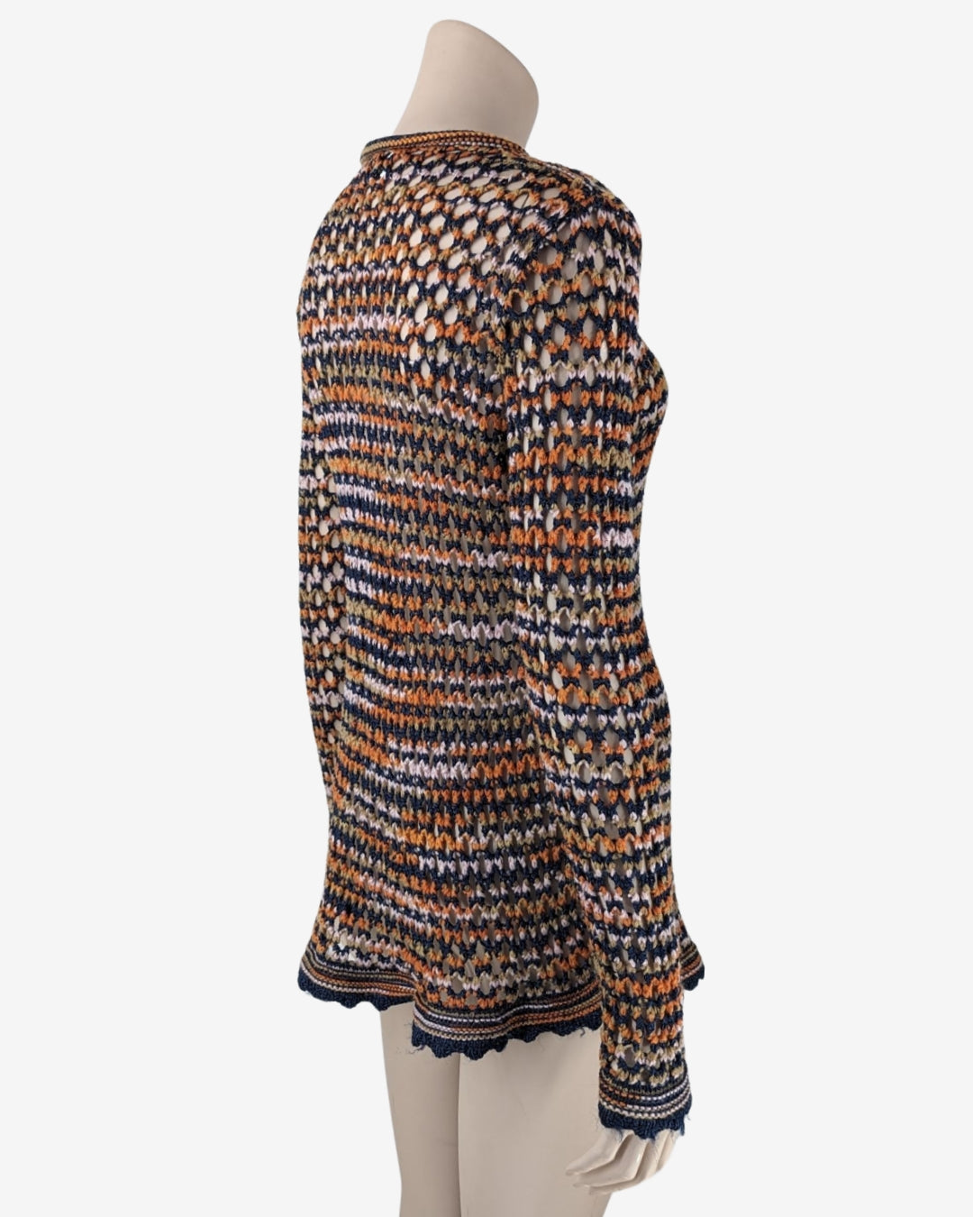 Missoni Sheer Crochet Knit Top