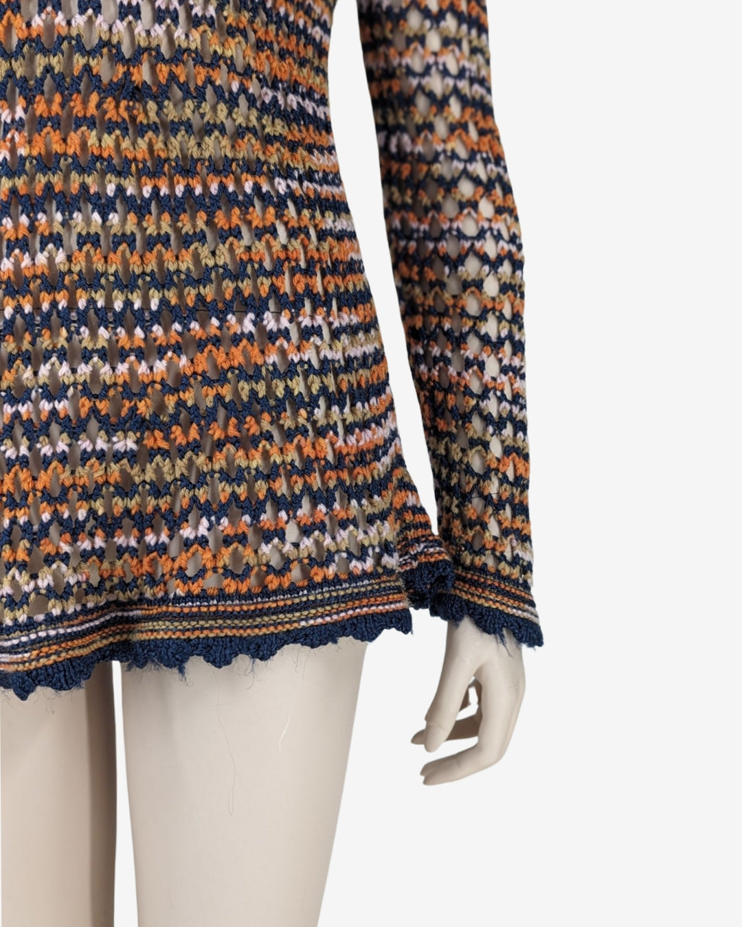 Missoni Sheer Crochet Knit Top