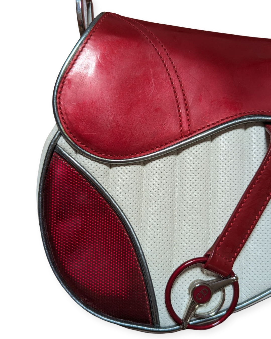 Christian Dior Collection 2001 Cherry and White Cadillac Bag