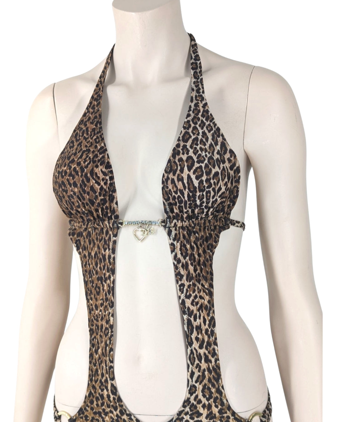 D&G by Dolce and Gabbana Trikini Animal Print Swimsuit