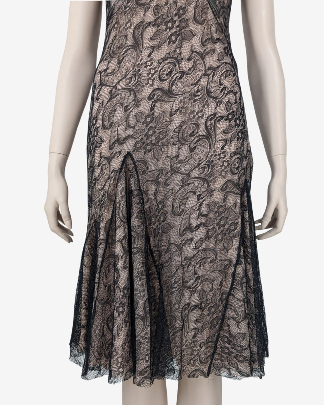 John Galliano laces Backless Midi Dress