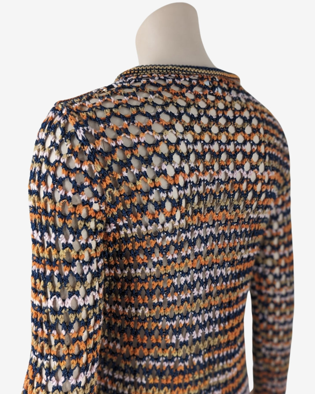 Missoni Sheer Crochet Knit Top